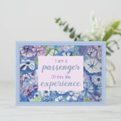 美しいスピリチュアル練習確認カード 招待状 (スタンド正面)