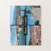 美しいスプリットのランドマーク – クロアチア、ヨーロッパ ジグソーパズル (縦)