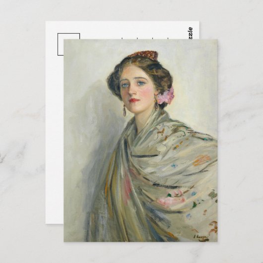 美しいスペイン人のショーニー夫人 | サー・ジョン・レイヴリー ポストカード (正面/裏面)