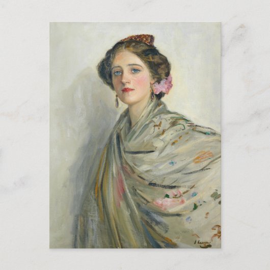 美しいスペイン人のショーニー夫人 | サー・ジョン・レイヴリー ポストカード (正面)