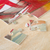 美しいスリランカ伝統的ン火面芸術 ジグソーパズル (側面)