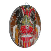 美しいスリランカ伝統的ン火面芸術 ダーツボード (正面左)