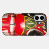 美しいスリランカ伝統的ン火面芸術 Case-Mate iPhoneケース (裏面 (横))