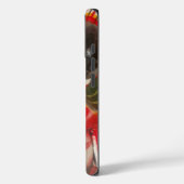 美しいスリランカ伝統的ン火面芸術 Case-Mate iPhoneケース (裏面 / 左)