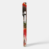 美しいスリランカ伝統的ン火面芸術 Case-Mate iPhoneケース (裏面 / 左)