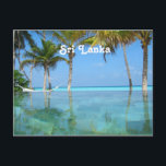 美しいスリランカ ポストカード<br><div class="desc">スリランカの美しい熱帯海の景色。</div>