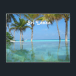 美しいスリランカ ポストカード<br><div class="desc">スリランカの美しい熱帯海の景色。</div>