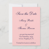 美しいスワンとローズのオーダーメイド結婚式招待状 招待状 (裏面)