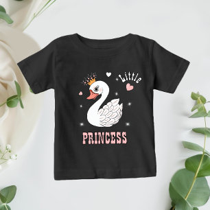 美しいスワン ベビーTシャツ