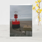 「美しいスーペリア湖」誕生日カード カード (黄色い花)