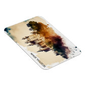 美しいセゴヴィアスペイ絵を描ン城 マグネット (右側)