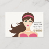 美しいセラピスト名刺 名刺 (裏面)