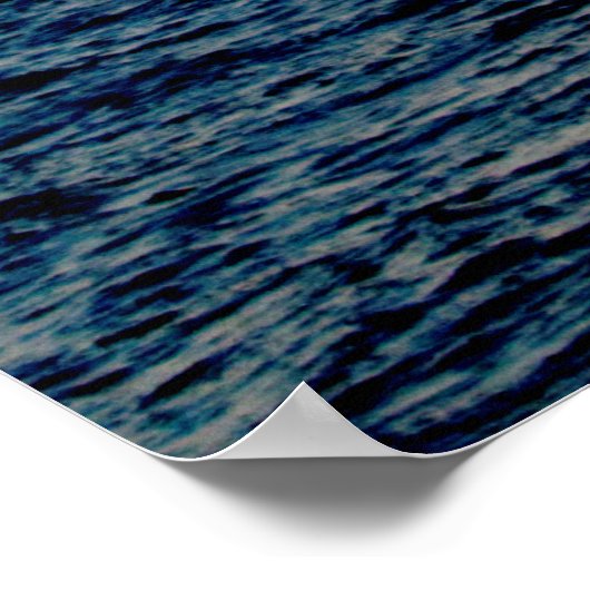 美しいセレニティ祈りの言葉サンライズオーバーザ海 ポスター (角)