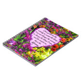 美しいセレニティ祈りの言葉写真デザイン ノートブック (左側)