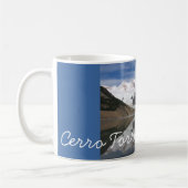 美しいセロトーレ、パタゴニア、マウンテンビュー コーヒーマグカップ (左)