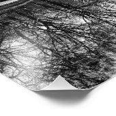 美しいセントラルパークランドスケープin白黒 フォトプリント            (角)