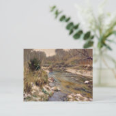 美しいセントルイカウンティキーファークリークin冬 ポストカード (スタンド正面)