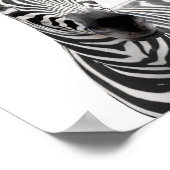 美しいゼブラポスター ポスター (角)