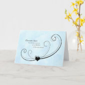 美しいソウルの同情カード カード (黄色い花)