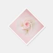 美しいソフトピンクウェットバラエレガントブライダルシャワー スタンダードカクテルナプキン (角)