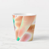 美しいソフトピンクラテマグ カフェラテマグ (正面)