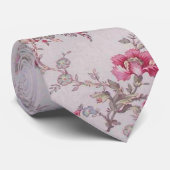 美しいソフトヴィンテージバラ葉と ネクタイ (ロール)