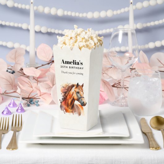 美しいソレルホースポートレート誕生日サンキューユー フェイバーボックス (ウェディング)