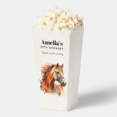 美しいソレルホースポートレート誕生日サンキューユー フェイバーボックス (はじけた状態)