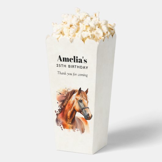 美しいソレルホースポートレート誕生日サンキューユー フェイバーボックス (はじけた状態)
