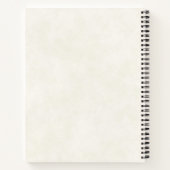 美しいソレル馬の肖像 ノートブック (裏面)