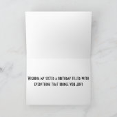 美しいタイの誕生日を持つシスターのデッキ カード (内部)