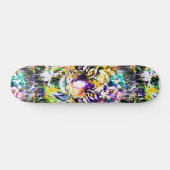 美しいタイガースケートボードデッキ | Tiger カラフル スケートボード (横)