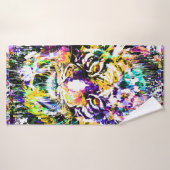 美しいタイガーバスタオル | トラカラフルグ バスタオル (バスタオル)