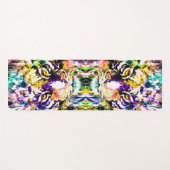 美しいタイガーヨガマット – 野生生物大きな猫 ヨガマット (正面(横))