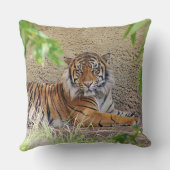 美しいタイガー枕! クッション (裏面)