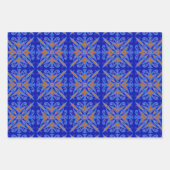 美しいタイルデザインラッピング紙シート ラッピングペーパーシート (正面3)