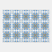 美しいタイルデザインラッピング紙シート ラッピングペーパーシート (正面)