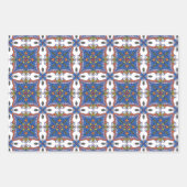 美しいタイルデザインラッピング紙シート ラッピングペーパーシート (正面)