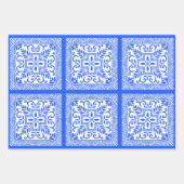 美しいタイルデザイン ラッピングペーパーシート (正面3)