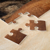 美しいタビーの猫 ジグソーパズル (側面)