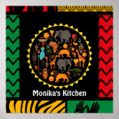 美しいタペストリーエフェクト鮮やかカラー編集可能 ポスター (正面)