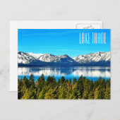 美しいタホ湖のポストカード ポストカード (正面/裏面)