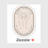 美しいタンスパ体丸デカール シール (シート)