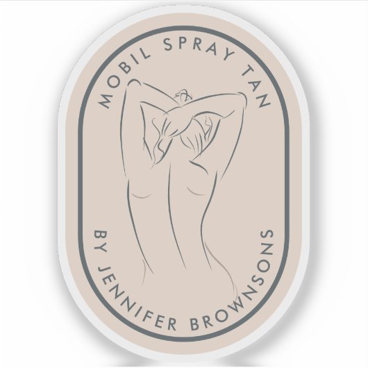 美しいタンスパ体丸デカール シール (正面)