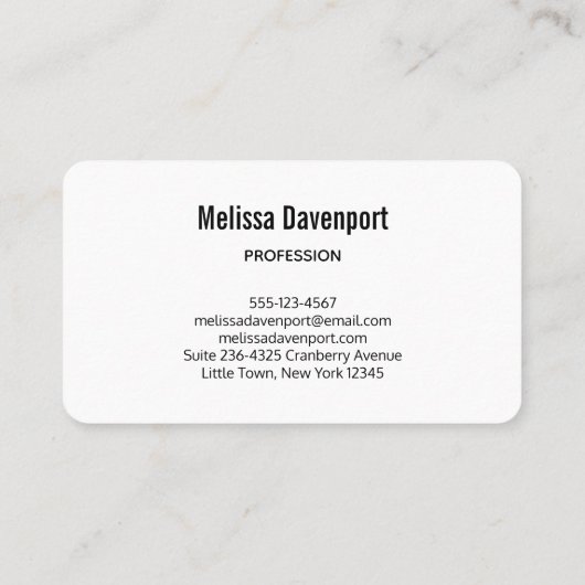 美しいターコイズシートロピカルフォト 名刺 (裏面)