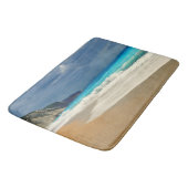 美しいターコイズブルーシートロピカルフォト バスマット (アングル)