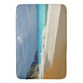 美しいターコイズブルーシートロピカルフォト バスマット (正面縦)