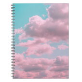 美しいターコイズ空の美しい背景 ノートブック (正面)