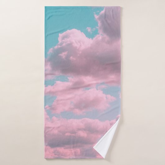 美しいターコイズ空  バスタオル (バスタオル)