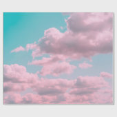 美しいターコイズ空 ラッピングペーパー (フラット)